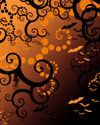 Halloween Abstract - Obrázkek zdarma pro 132x176
