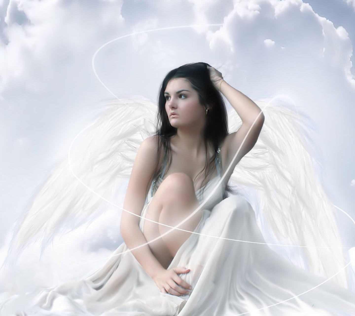 Screenshot №1 pro téma Angel Girl 1440x1280