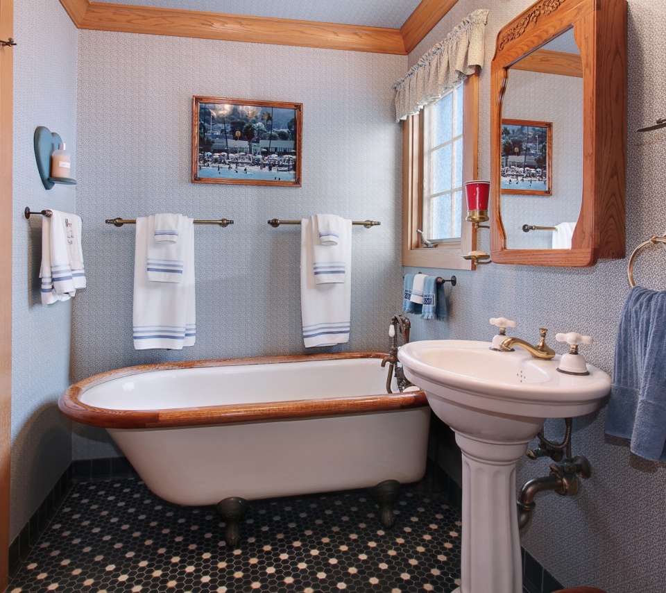 Das Bathroom Interior Wallpaper 960x854