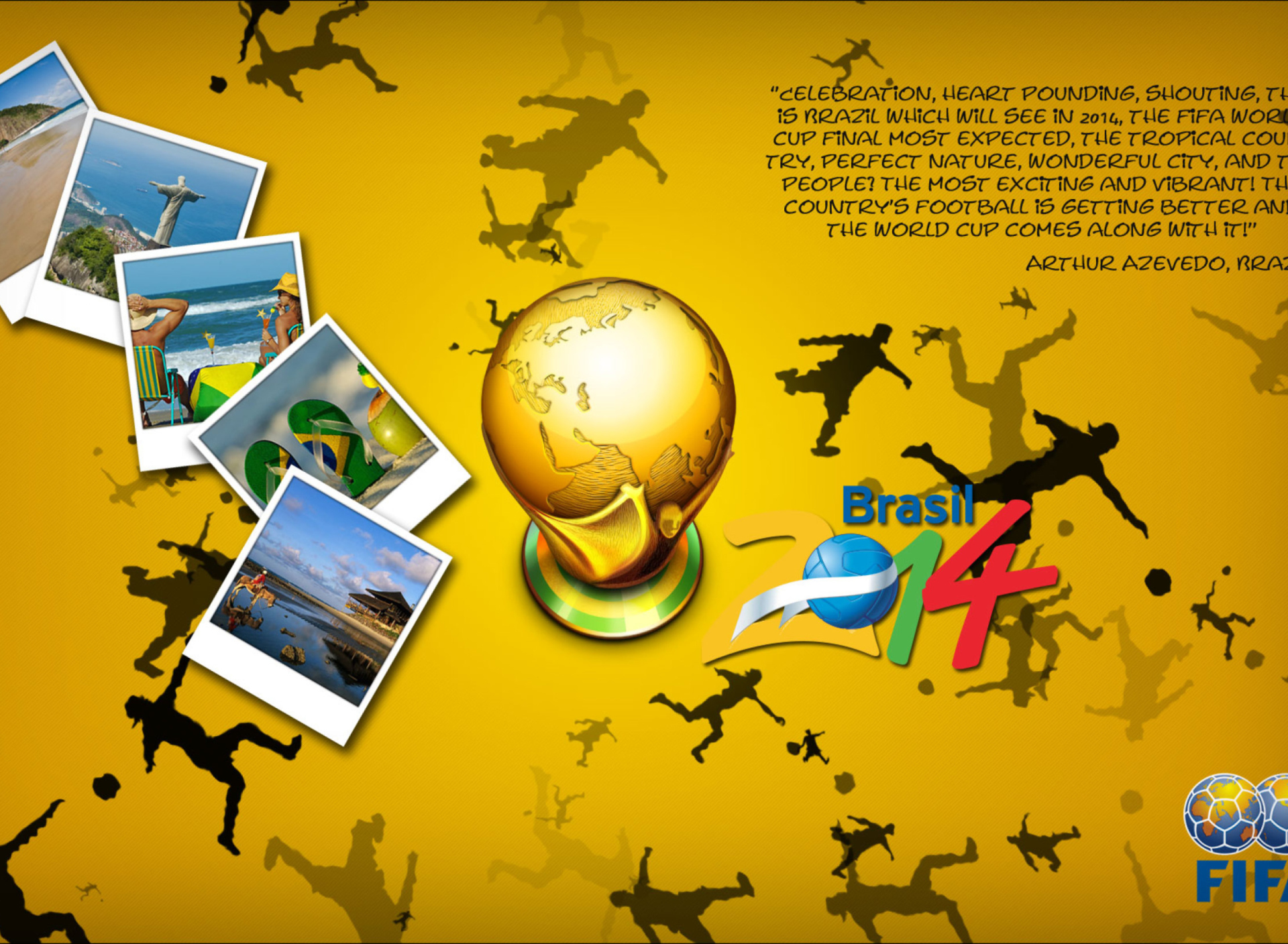 Sfondi FIFA World Cup 2014 Brazil 1920x1408