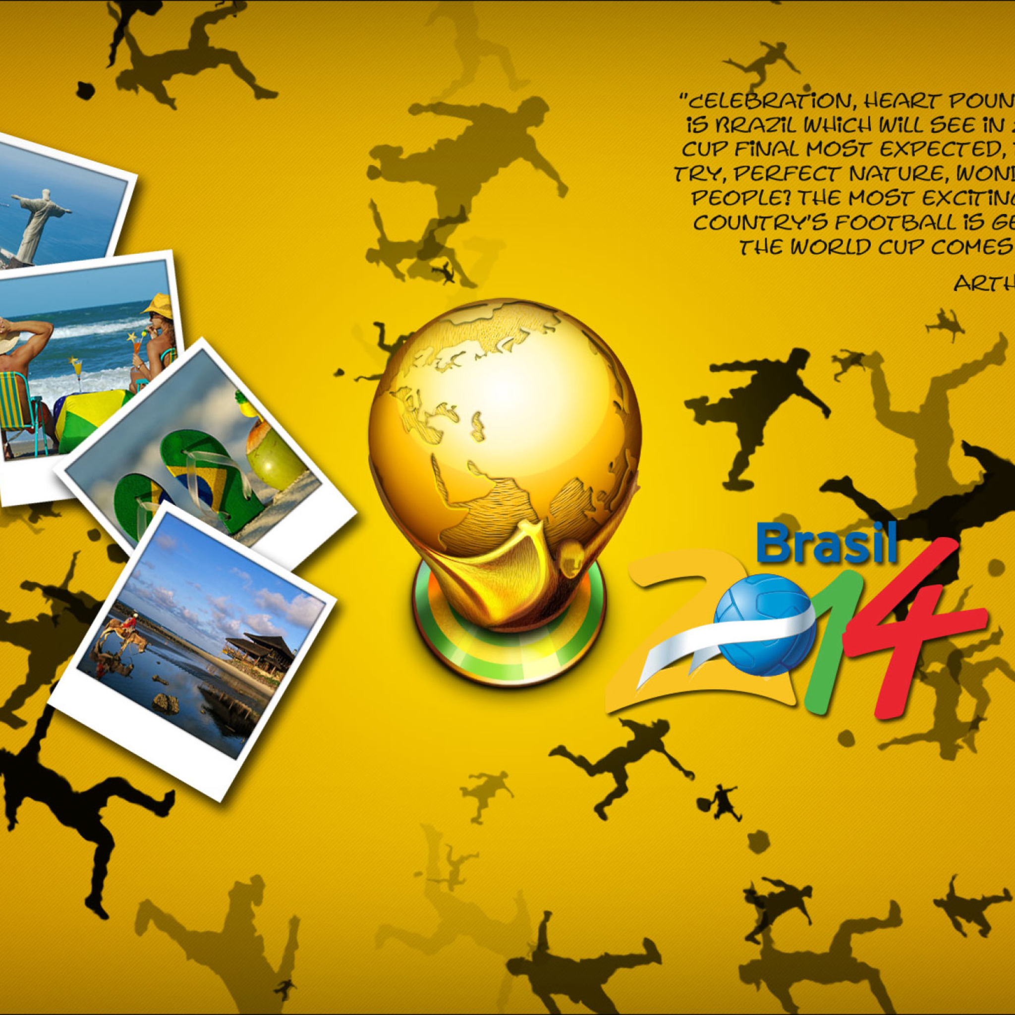 Sfondi FIFA World Cup 2014 Brazil 2048x2048