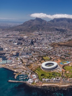 Screenshot №1 pro téma South Africa, Cape Town 240x320