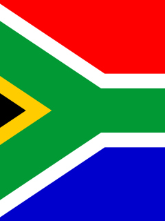 Screenshot №1 pro téma South Africa Flag 240x320
