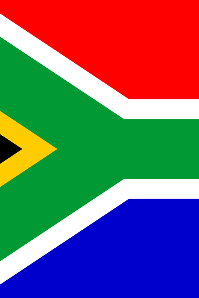 Das South Africa Flag Wallpaper 640x960