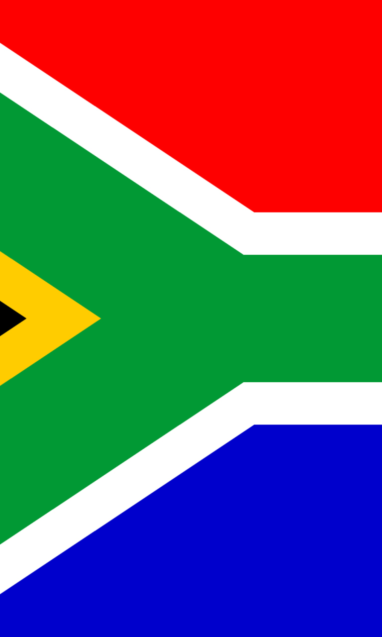 Das South Africa Flag Wallpaper 768x1280
