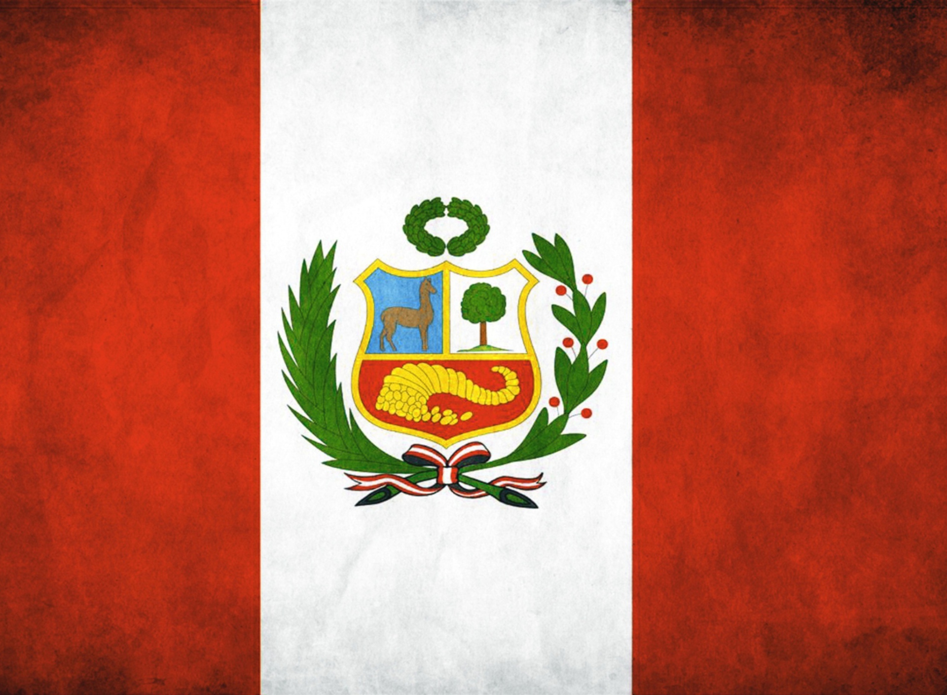 Peru Flag wallpaper 1920x1408