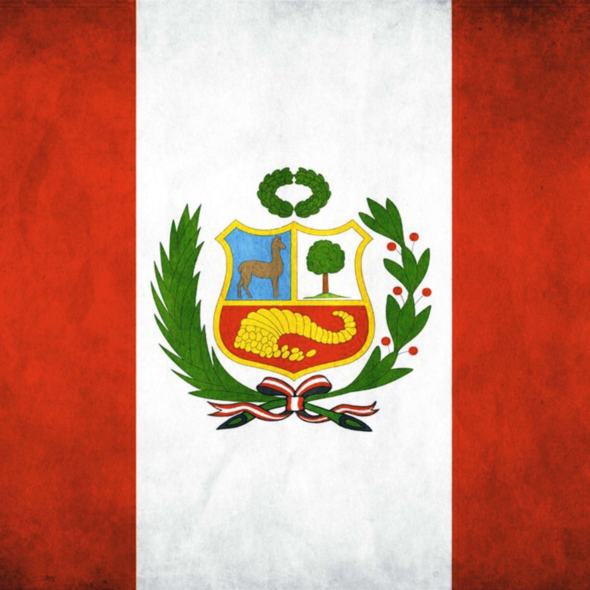 Sfondi Peru Flag 2048x2048