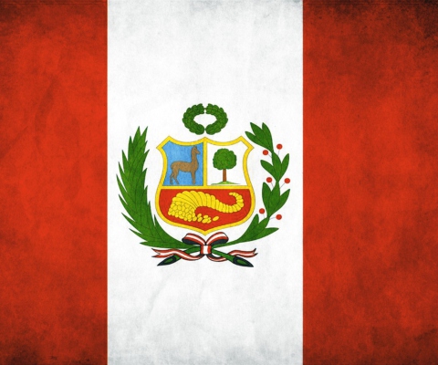 Sfondi Peru Flag 480x400