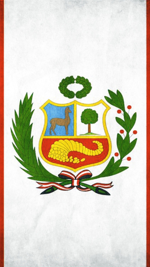 Sfondi Peru Flag 640x1136