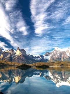 Das Chilean Patagonia Wallpaper 240x320