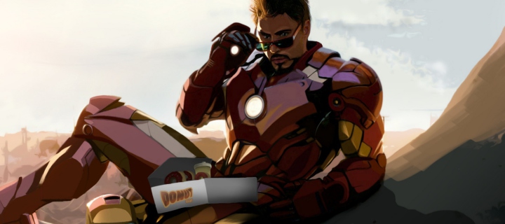 Screenshot №1 pro téma Tony Stark Iron Man 720x320