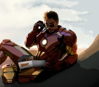Kostenloses Tony Stark Iron Man Wallpaper für 1024x1024