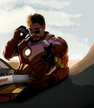 Tony Stark Iron Man - Obrázkek zdarma pro iPhone 4S