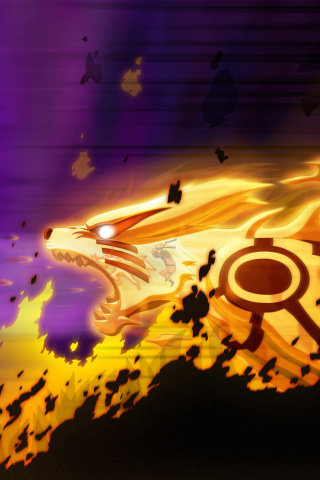Screenshot №1 pro téma Kyuubi from Naruto 320x480
