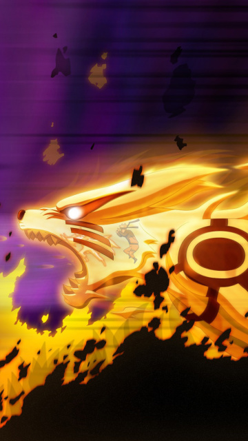 Fondo de pantalla Kyuubi from Naruto 360x640