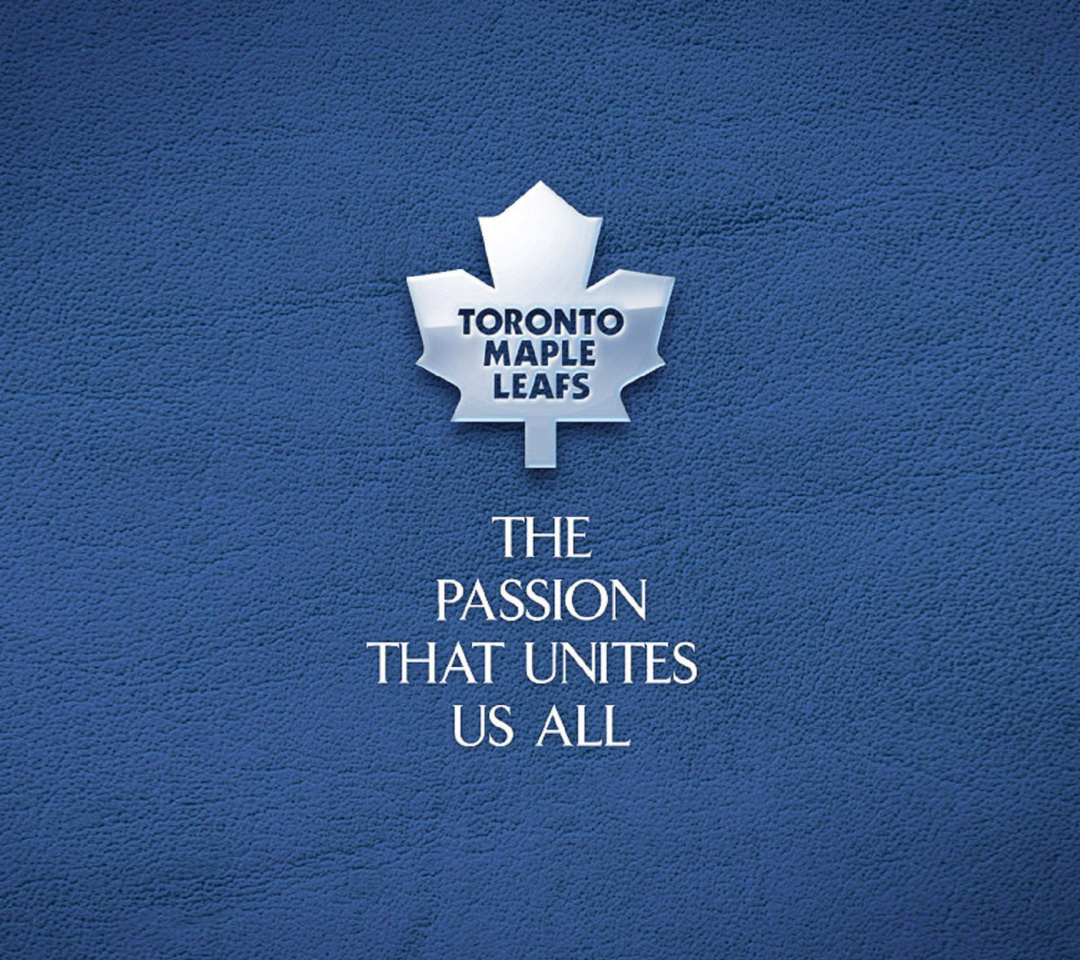 Das Toronto Maple Leafs NHL Logo Wallpaper 1080x960