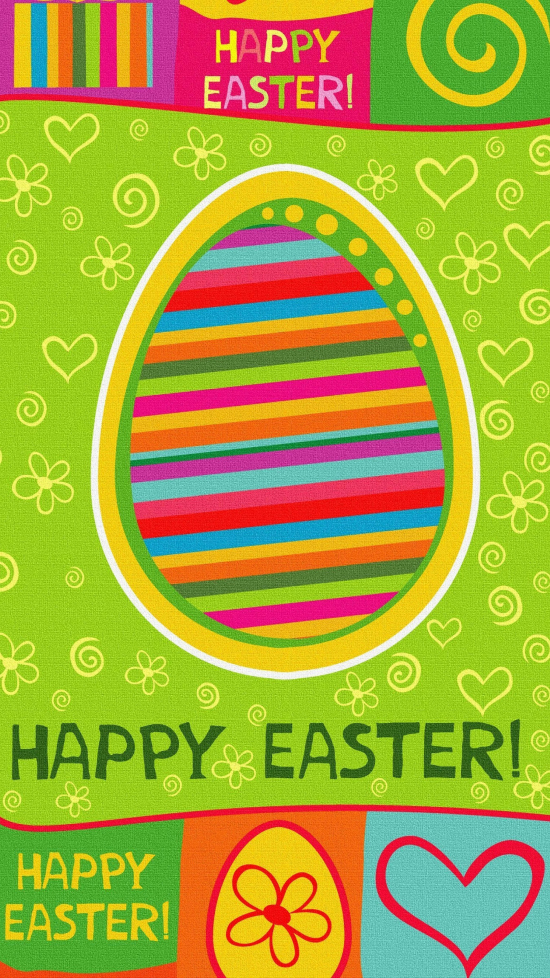 Happy Easter Background wallpaper 1080x1920