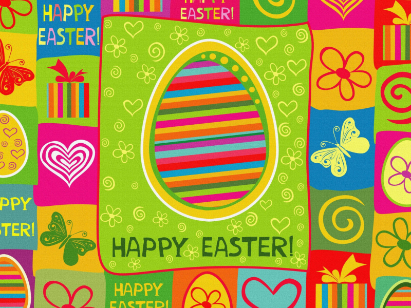 Screenshot №1 pro téma Happy Easter Background 800x600