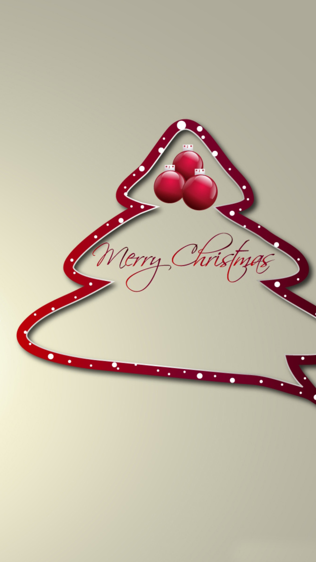 Fondo de pantalla Merry Christmas 640x1136
