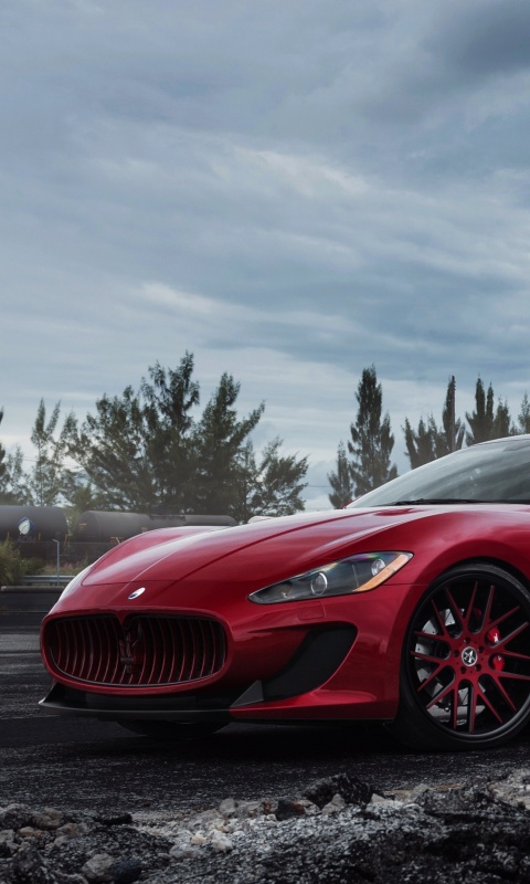 Fondo de pantalla Maserati Granturismo Sport Duo 480x800