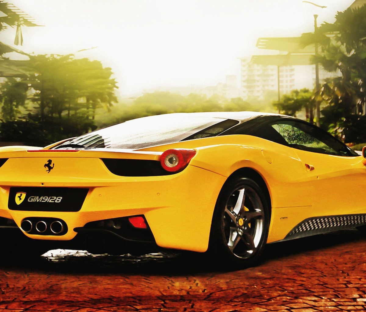 Fondo de pantalla Ferrari 458 Italia 1200x1024