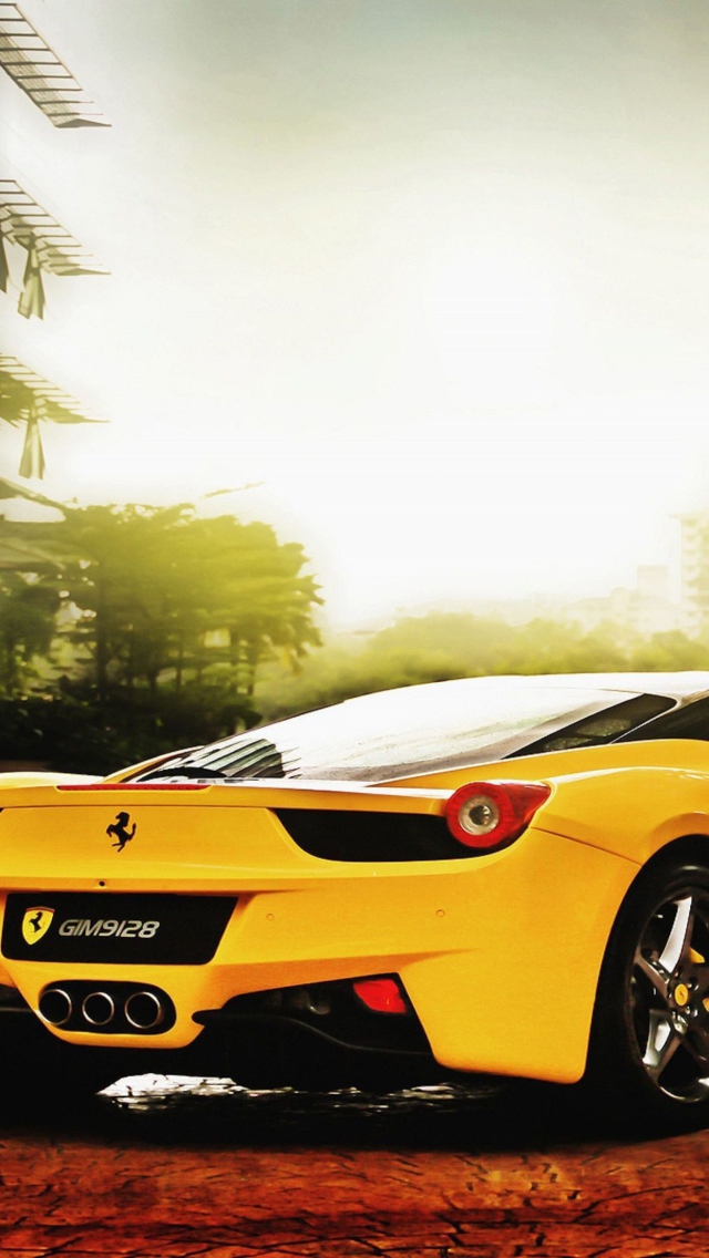 Sfondi Ferrari 458 Italia 640x1136