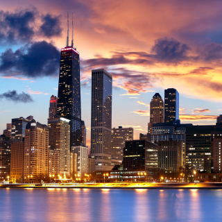 Illinois, Chicago papel de parede para celular para iPad Air