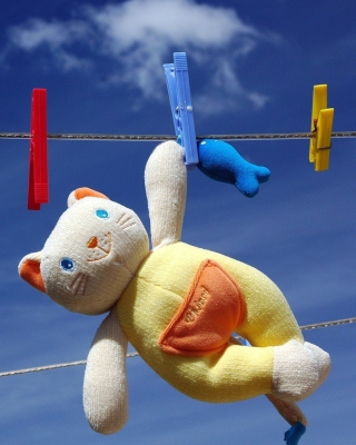 Plush Toy Cat - Obrázkek zdarma pro Nokia 5233