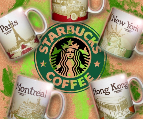 Starbucks Coffee Cup wallpaper 480x400