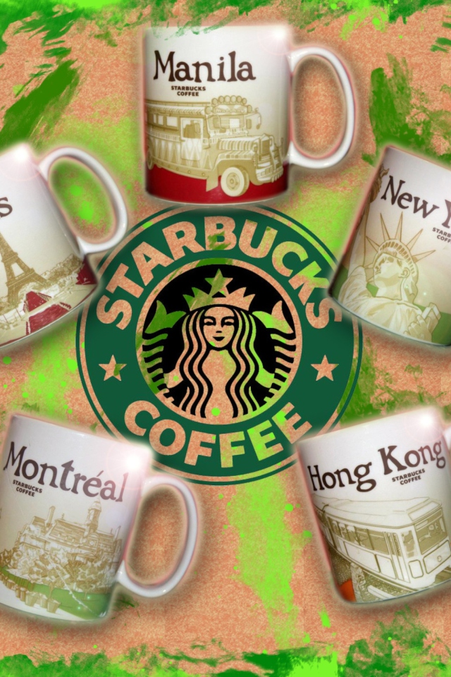 Das Starbucks Coffee Cup Wallpaper 640x960