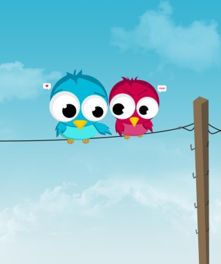 Bird Love - Obrázkek zdarma pro Nokia X6