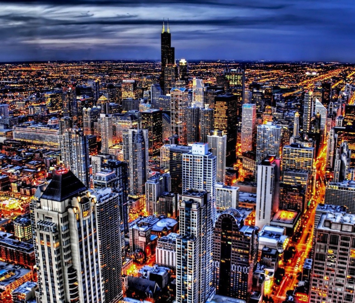 Chicago with John Hancock Center, Illinois screenshot #1 1200x1024
