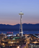 Screenshot №1 pro téma Space Needle and Seattle Center 128x160