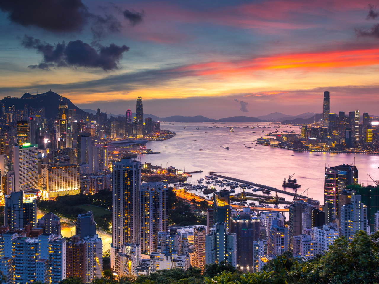 Das Braemar Hill in Hong Kong Wallpaper 1280x960