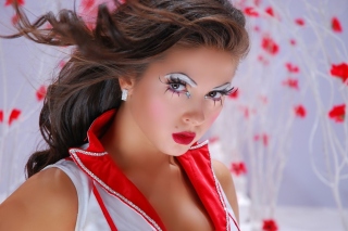 Nyusha Russian celebrity papel de parede para celular para HTC Desire