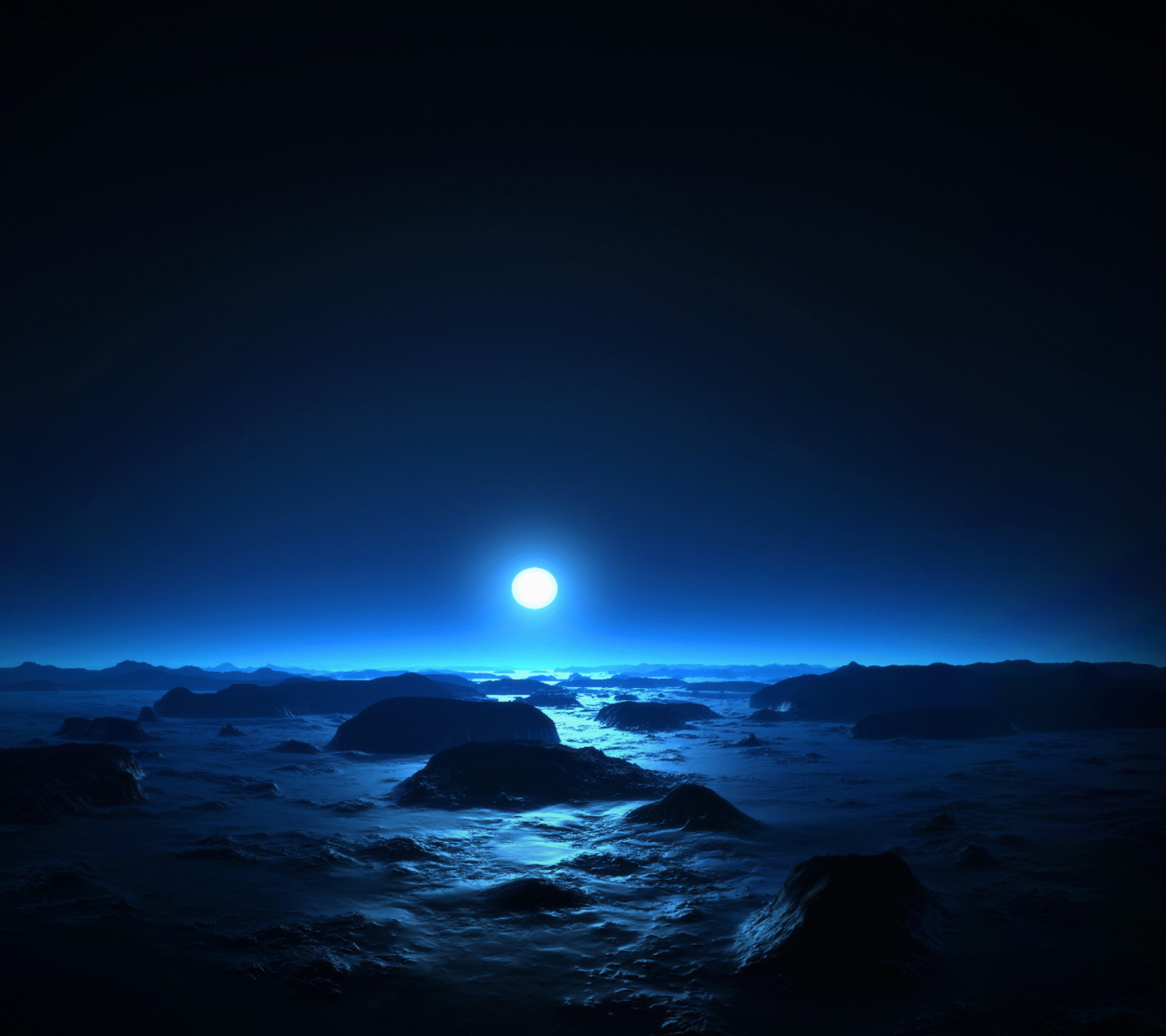 Screenshot №1 pro téma Space Sunset 1440x1280