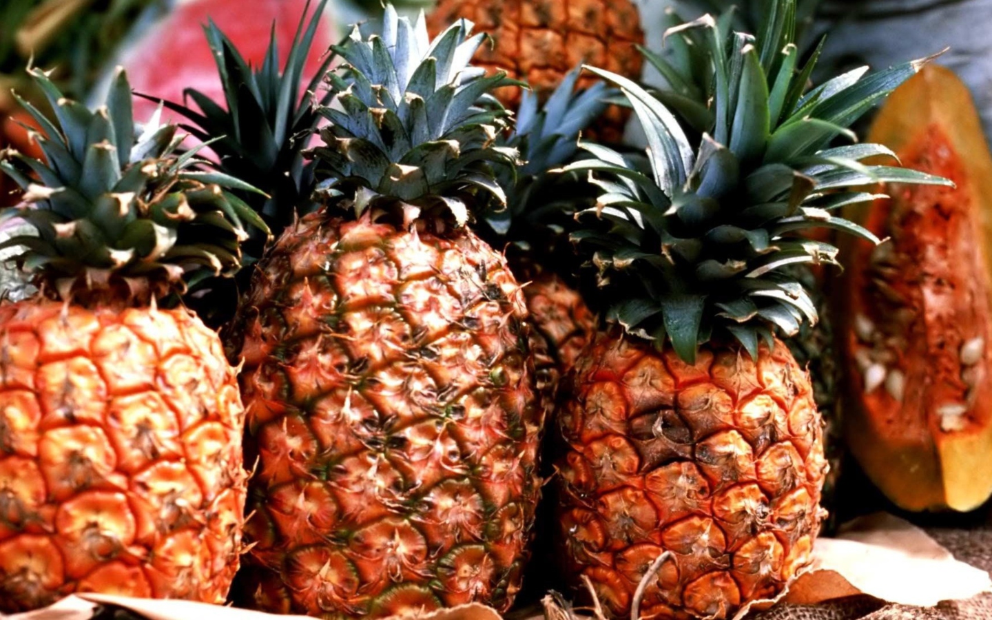 Fondo de pantalla Pineapples 1440x900