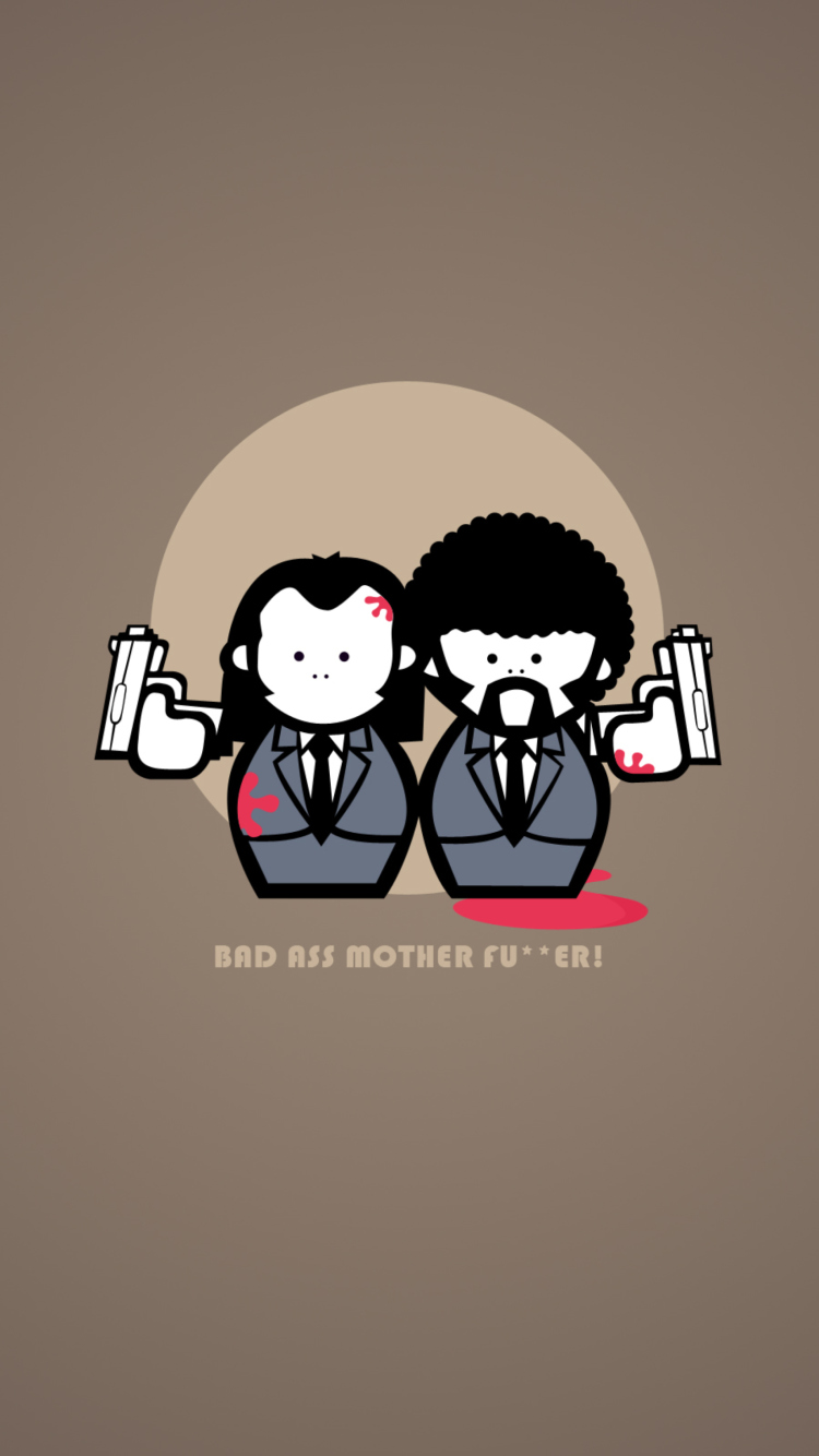 Обои Pulp Fiction Joke 750x1334