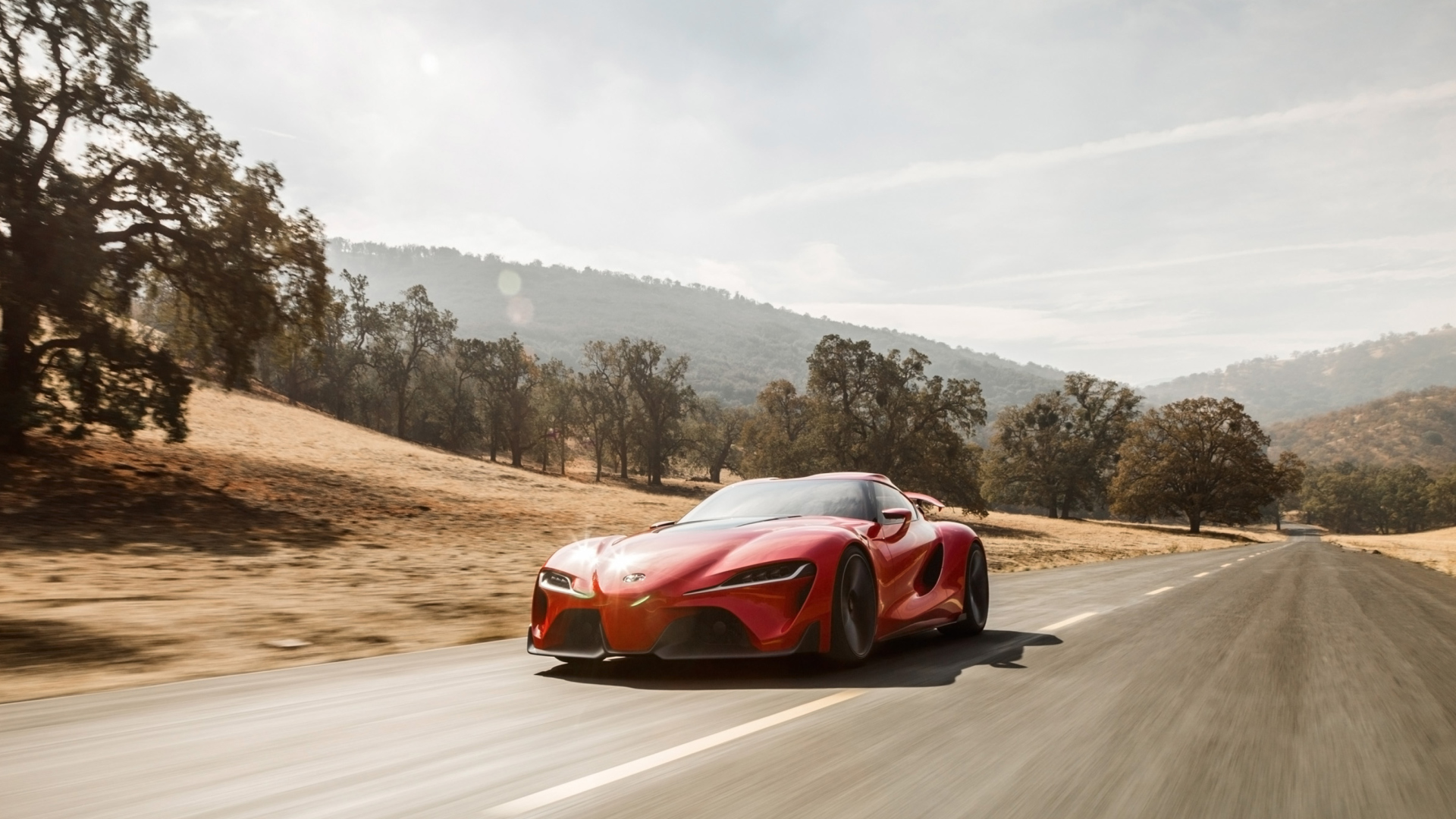 Das 2014 Toyota Ft 1 Concept Front Angle Wallpaper 1920x1080