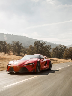2014 Toyota Ft 1 Concept Front Angle wallpaper 240x320