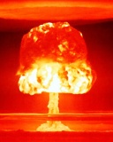 Nuclear explosion wallpaper 128x160