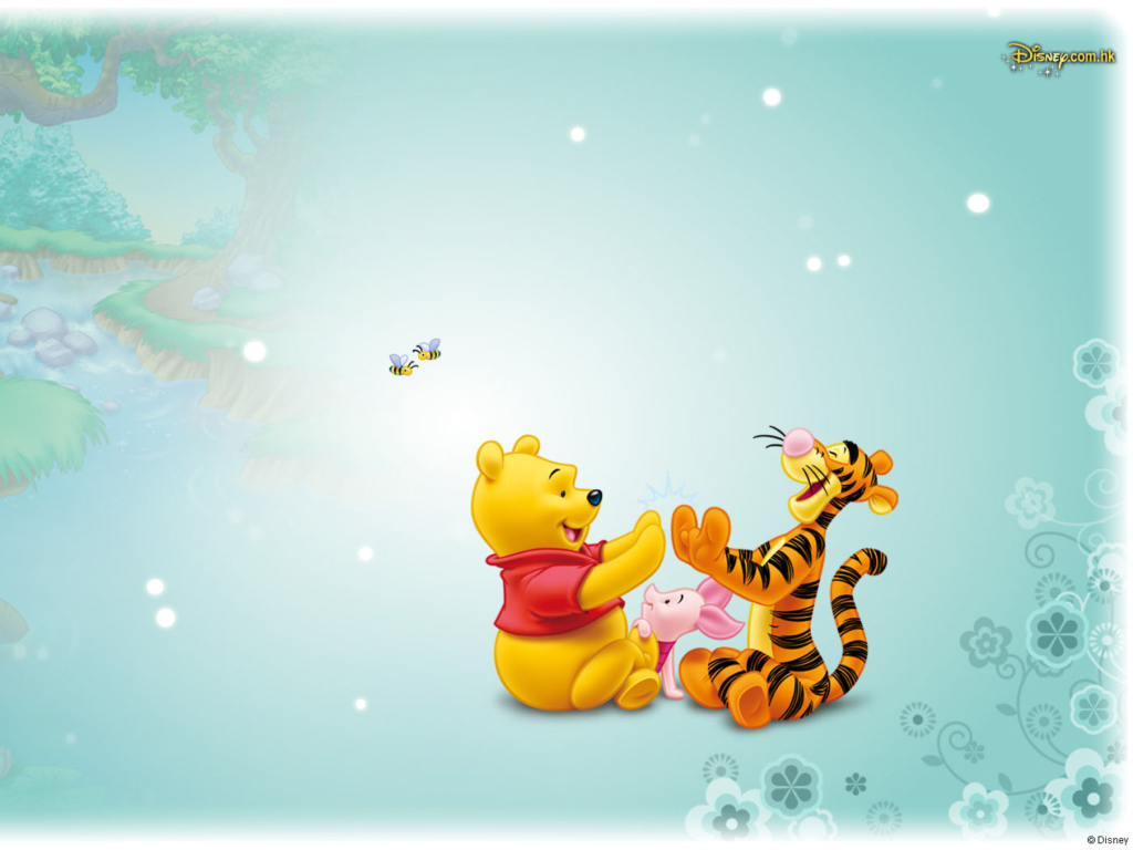 Screenshot №1 pro téma Winnie The Pooh 1024x768