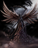 Das Grim Black Angel Wallpaper 128x160