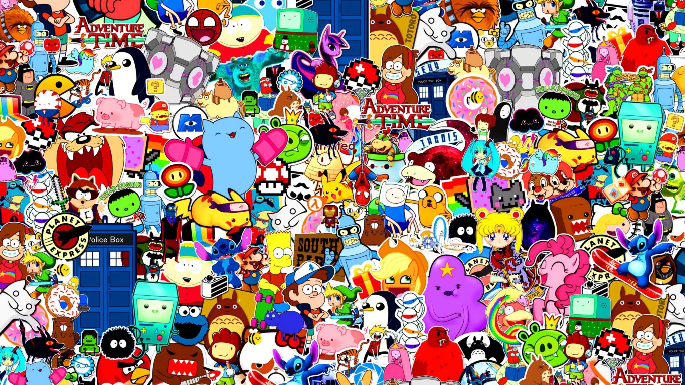 Cartoon Stickers screenshot #1 1366x768