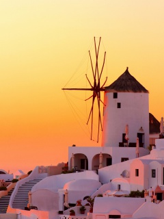 Greece Oia City on Santorini screenshot #1 240x320