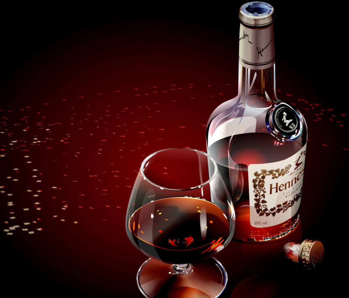 Обои Hennessy Cognac 1200x1024