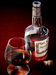 Screenshot №1 pro téma Hennessy Cognac 240x320