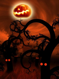 Screenshot №1 pro téma Halloween Night And Costumes 240x320