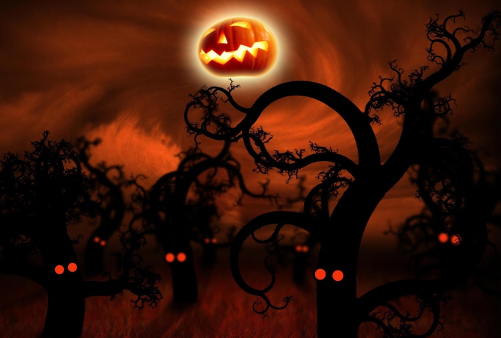 Fondo de pantalla Halloween Night And Costumes