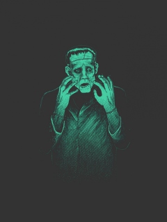 Das Frankenstein Monster Wallpaper 240x320